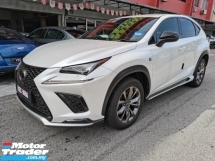 2020 LEXUS NX300 2020 Lexus NX300 F-Sport 2.0 (A) Spesifikasi Penuh CBU 3+1 LED UW Til 10/2025
