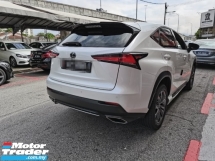 2020 LEXUS NX300 2020 Lexus NX300 F-Sport 2.0 (A) Spesifikasi Penuh CBU 3+1 LED UW Til 10/2025