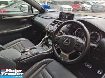 2020 LEXUS NX300 2020 Lexus NX300 F-Sport 2.0 (A) Spesifikasi Penuh CBU 3+1 LED UW Til 10/2025