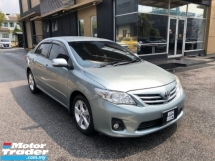 2011 TOYOTA ALTIS 2011 TOYOTA ALTIS 1.8 E FULL SERVICE DELIVERY  ON THE ROAD ( RM 31888.00 NEGOTIABLE )