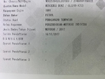 2017 MERCEDES-BENZ GLC 200 2.0 (一个) CKD 39K KM 完整服务记录 