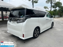 2019 TOYOTA VELLFIRE 2.5 ZG /3 EYE LED /SUNROOF /DIM /BSM /PILOT SEATS 