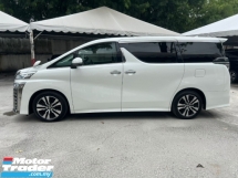 2019 TOYOTA VELLFIRE 2.5 ZG /3 EYE LED /SUNROOF /DIM /BSM /PILOT SEATS 