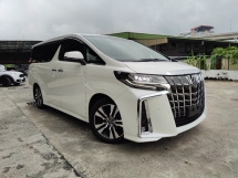 2018 TOYOTA ALPHARD 2.5 SC JBL 4CAM DIM BSM LIMITED UNIT OFFER UNREG