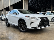 2018 LEXUS RX300 F SPORT MARK LEVINSON 4CAM BSM WHITE LEATHER UNREG