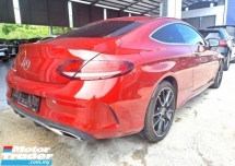 2019 MERCEDES-BENZ C-CLASS  2.0 AMG PREMIUM PLUS COUPE 2019 YEAR UNREG. BURMESTER.PANAROMIC.360 SURROUNDER CAM.2X MEMORY SEAT.
