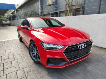 2019 AUDI A7 3.0L 55 TFSi S.Line High Spec (Genuine Mileage. Grade 5A) PowerBoot. BSM. 360 Camera. KeyLess. A6 S7