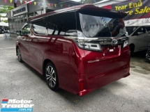 2019 TOYOTA VELLFIRE 2.5 ZG /RED COLOR (RARE) /PILOT SEATS /UNREG