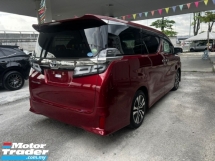 2019 TOYOTA VELLFIRE 2.5 ZG /RED COLOR (RARE) /PILOT SEATS /UNREG