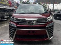 2019 TOYOTA VELLFIRE 2.5 ZG /RED COLOR (RARE) /PILOT SEATS /UNREG