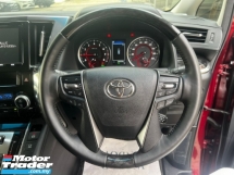 2019 TOYOTA VELLFIRE 2.5 ZG /RED COLOR (RARE) /PILOT SEATS /UNREG