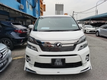 2013 TOYOTA VELLFIRE 2013 丰田Vellfire 2.4 Z 注册 2017  电源启动 