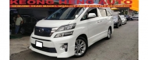 2010 TOYOTA VELLFIRE 2.4 搭配示范 (一个) REG 2014, 128ķKM, 8 座位 2 P / DOOR