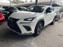 2019 LEXUS NX300 2.0 TURBOCHARGED 235HP PANAROMIC ROOF BLIND SPORT SENSOR POWER BOOT 3 LED PROJECTOR HEADLAMPS 