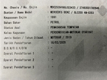 2019 MERCEDES-BENZ GLC 250 2.0 (A)