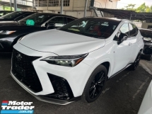2023 LEXUS NX350 NX350 2.4T FSPORT NEW FULL SPEC PROOF RED BLACK INTERIOR LKA 2023 JAPAN UNREG FREE 5 YRS WARRANTY