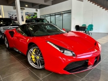 2019 FERRARI 488 GTB 3.9 V8 (A) CARBON PACK HIGH SPEC LOW MILEAGE UNREG