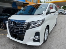 2017 TOYOTA ALPHARD 2.5 S Berdaftar 2021 7Seater 2Power Door P/Boot