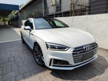 2019 AUDI S5 3.0L S.Line TFSi Quattro Sportback High Spec (Genuine Mileage, Grade 4.5, Provide Warranty) BSM