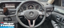 2013 MERCEDES-BENZ E-CLASS E250 1.8cc CGI*AMG (PERCUMA 2 Y WRTY) REGIS 2013