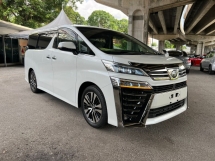 2020 TOYOTA VELLFIRE 2.5 ZG New Facelift UNREG Grade 4.5 BSM DIM 3LED