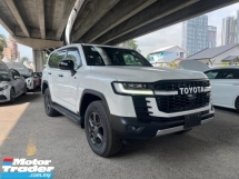2022 TOYOTA LAND CRUISER Unreg Toyota Land Cruiser 3.3 GR Sport Turbo Diesel Sun Roof BSM JBL 306 Horse Power Push Start 10Sp