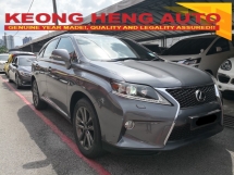 2014 LEXUS RX RX350 V6 F SPORT Tahun Dibuat 2014 FACELIFT BARU 130k km Perkhidmatan Penuh LEXUS MALAYSIA (2 tahun waranti) 