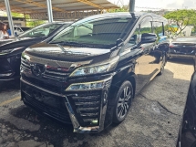 2020 TOYOTA VELLFIRE 2.5 ZG Pilot Leather seats Digital Inner Mirror Blind Spot Monitor High Grade Car Unregistered