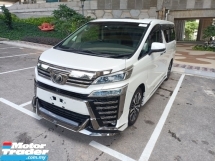 2019 TOYOTA VELLFIRE 2.5 ZG (JBL, 4 cam, Sunroof)