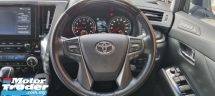 2021 TOYOTA ALPHARD 2.5cc MODEL SC (PERCUMA 2 Y WRTY) REGISTER 2023