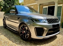 2021 LAND ROVER RANGE ROVER SPORT 5.0 V8 (A) SUPERCHARGED SVR CARBON PACK UK UNREG