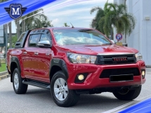 2017 TOYOTA HILUX 2.4G VNT (M) DOUBLE CAB 4X4 PUSH/START NO OFF ROAD