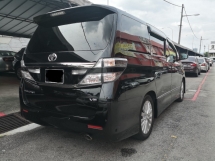 2012 TOYOTA VELLFIRE 3.5 ZG 飞行员座椅全皮 YEAR MADE 2012 翻新 2018 家庭影院系统 (( 2 年保修 ))