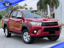 2018 TOYOTA HILUX 2.4 G DUAL CAB (A) 4X4 NON OFF ROAD P.START/LEATHE