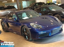 2019 PORSCHE 718 Cayman 2.0 Unregistered with 3 YEARS Warranty