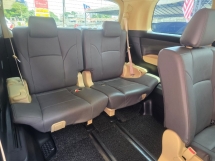 2018 Toyota Vellfire 2.5cc X型号MPV (自由 2 YWRTY) 寄存器 2020 