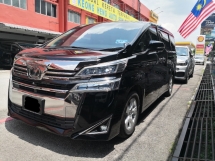 2018 TOYOTA VELLFIRE 2.5 一年取得 2018 AGH30 全新改款 8 座位全皮革 2020 ((( 2 两年保修 )))