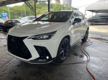 2021 LEXUS NX350 2.4t  F SPORT 6A CAR CONDITION PANAROMIC ROOF 360 SURROUND CAMERA POWER BOOT DIM BSM SYSTEM 