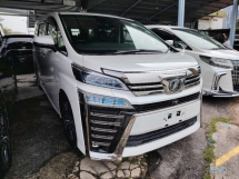 2019 TOYOTA VELLFIRE 2.5 ZG PILOT SEAT 3LEDS SUNROOF ALPINE MEDIA PLAYER PCR LDA BSM DIM INC SST UNREG