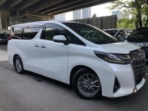 2019 TOYOTA ALPHARD 2.5 G 3LED DIM BSM PRE CRASH REAR CAMERA LOCAL AP 