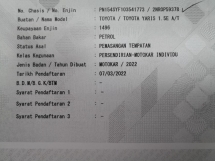 2022 TOYOTA YARIS 1.5 E Tahun Dibuat 2022 Perbatuan Pemilik Wanita 29000 km Sahaja Perbatuan Tulen ((( 3 JAMINAN TAHUN )))