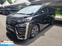 2019 TOYOTA VELLFIRE 2.5 ZG 3 LED Pilot Seats Surround camera Power boot Unregistered 