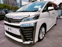 2018 TOYOTA VELLFIRE 2.5 ZA LEATHER SEAT ALPINE MONITOR UNREG 18