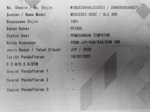 2020 MERCEDES-BENZ GLC-CLASS GLC300 2.0cc AMG Tahun Dibuat 2020 4Matic Mil 30000 km Sahaja Waranti CYCLE Servis Penuh kepada 2025