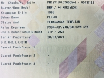 2021 BMW X4 2.0 (A) CKD M-SPORT 51K KM FSR U/Waranti 2026