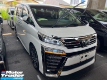 2019 TOYOTA VELLFIRE 2.5 ZG Car Grade 5B  PILOT SEAT Rear Camera  UNREG