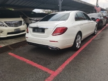 2017 MERCEDES-BENZ E-CLASS MERCEDES BENZ E200 2.0cc W213 AVANTGARDE MODEL (A) REG 2018