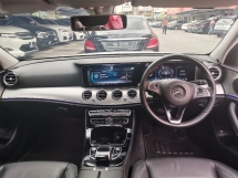 2017 MERCEDES-BENZ E-CLASS MERCEDES BENZ E200 2.0cc W213 AVANTGARDE MODEL (A) REG 2018