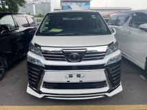2019 TOYOTA VELLFIRE Unreg Toyota Vellfire ZG 2.5 7Seather Pilot TV Full Bodykit LED Light 7Speed