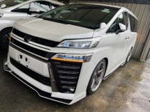 2021 TOYOTA VELLFIRE 2.5 ZG 3LED 3BA SUNROOF DIM BSM SPECIAL BODYKIT CAMERA APPLE CARPLAY 2021 UNREG FREE 5YRS WARRANTY
